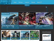 Tablet Screenshot of parallaxplay.com